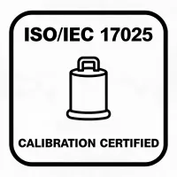 ISO IEC 17025 calibration badge