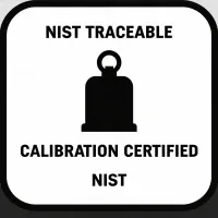 NIST traceable calibration badge