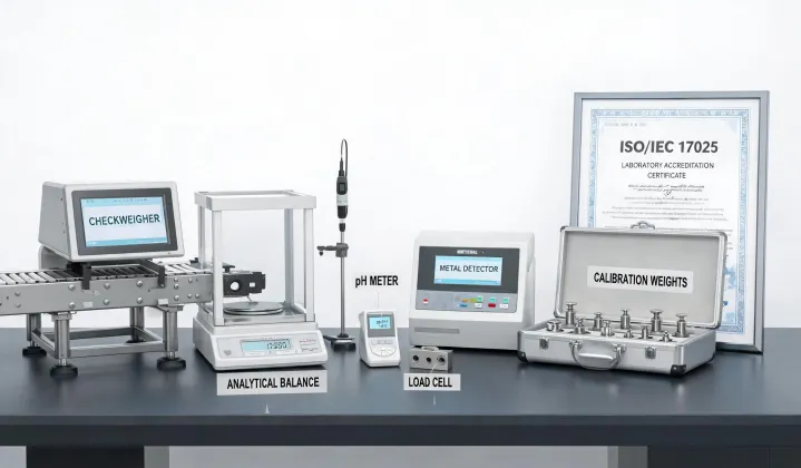Instrument product bench with weighing and laboratory systems
